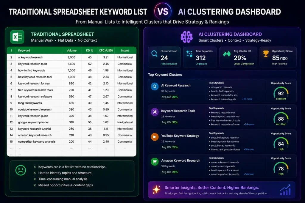 Categories of AI tools used for GEO optimization compared
