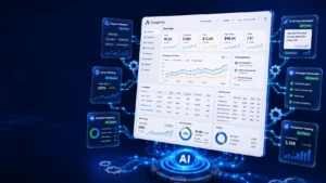 AI PPC automation dashboard for Google Ads