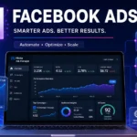 AI-powered Facebook Ads dashboard with Meta Ads automation, smart audience targeting, creative generation, campaign optimization, and ROAS analytics