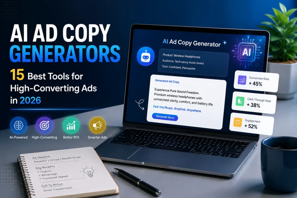 AI ad copy generators with 15 best tools for high-converting ads in 2026
